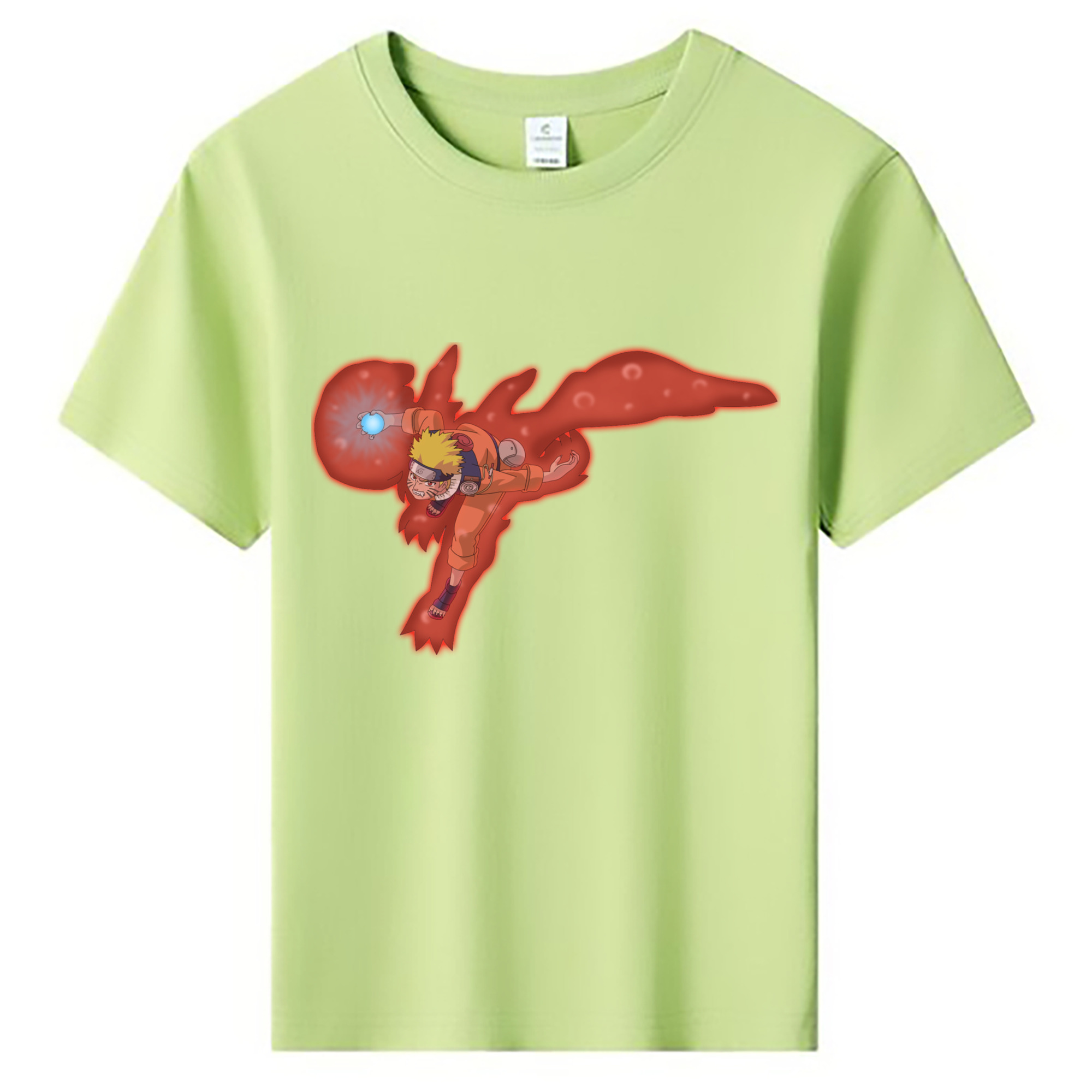 （画像用） NARUTO -ナルト- うずまき ナルト Uzumaki Naruto 綿100％キッズTシャツ（フロントプリント）